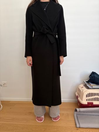 Damen Wollmantel Max Mara schwarz XS