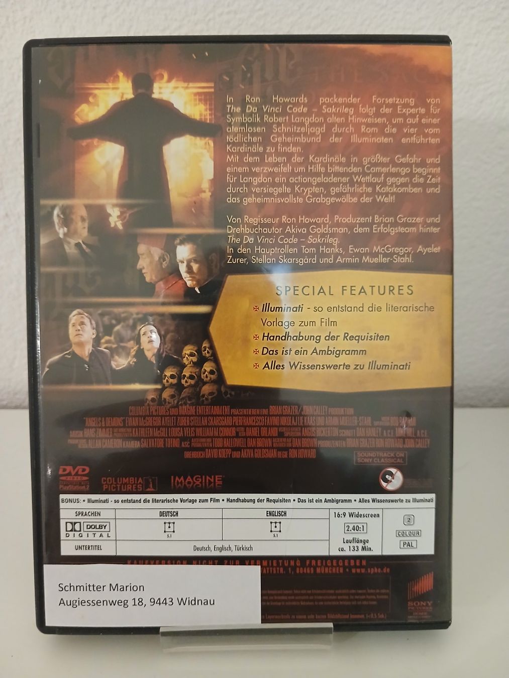 Tutti i DVDs: Illuminati – Usato da St. Margrethen SG venduto da SamusAran 1