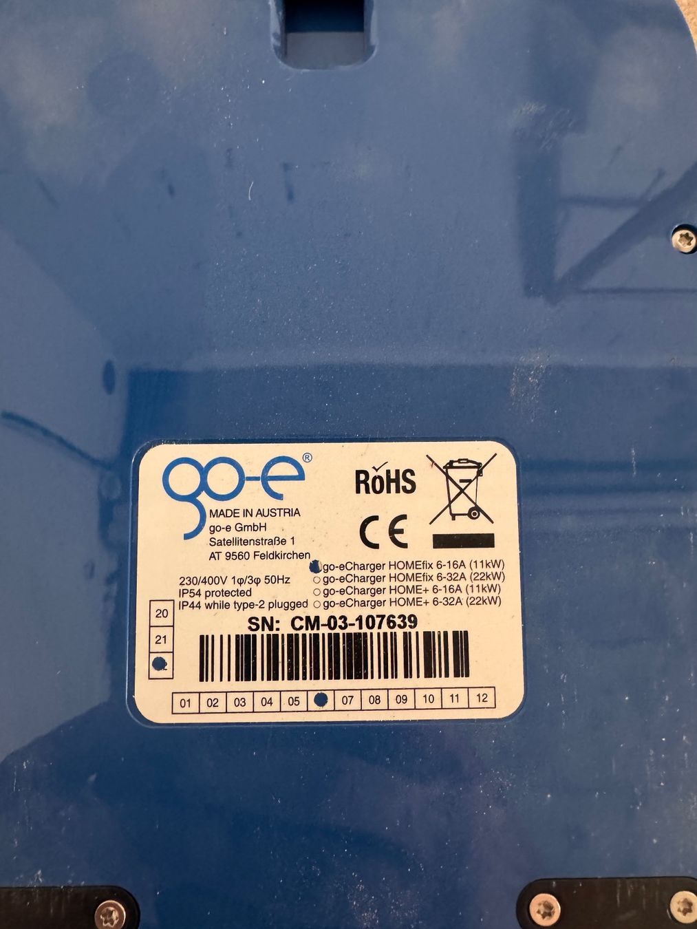Caricabatterie: Wallbox go-e Charger (Ladestation) 11kW – Usato da Hüttwilen venduto da Marco182 3