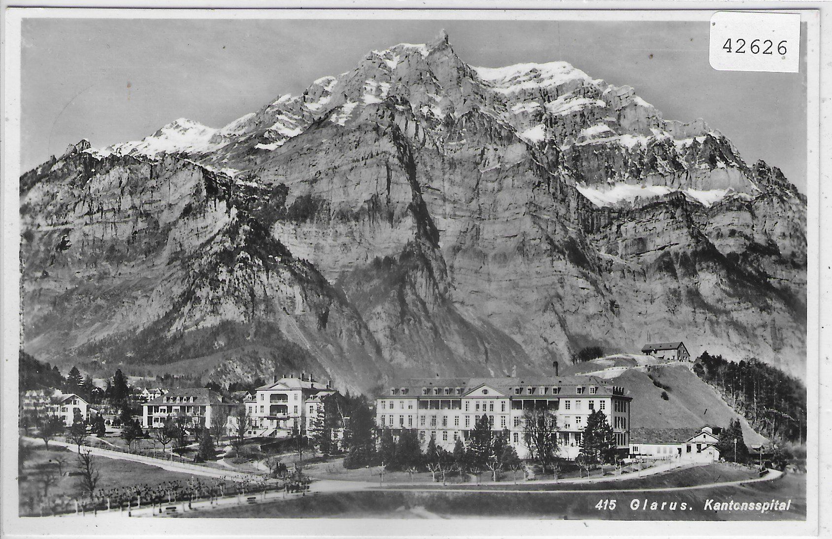 Cartoline postali: Glarus - Kantonsspital – Usato da Ettingen venduto da Kartenplanet