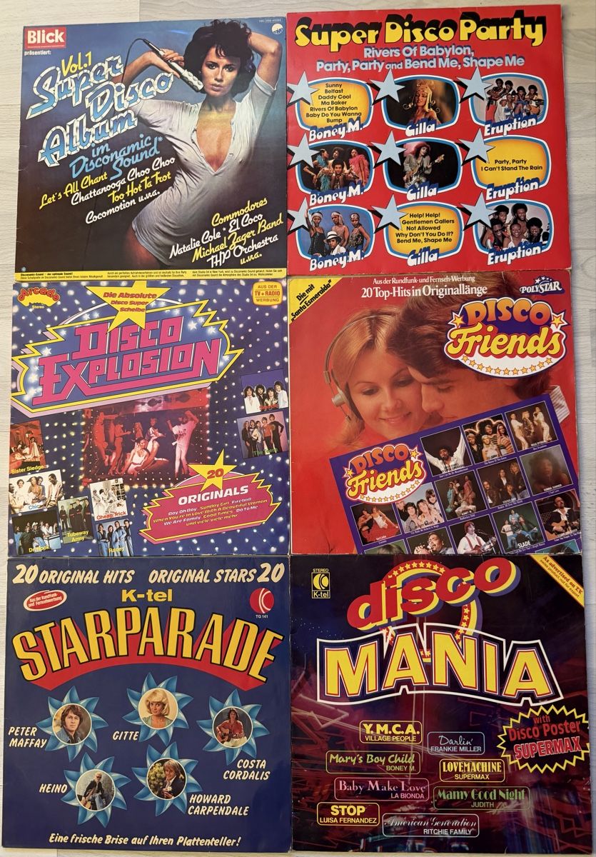 Dischi in vinile: 6 Disco Schallplatten Sammlung, Super Sound, Hits! – Usato da Beromünster venduto da Ctempo