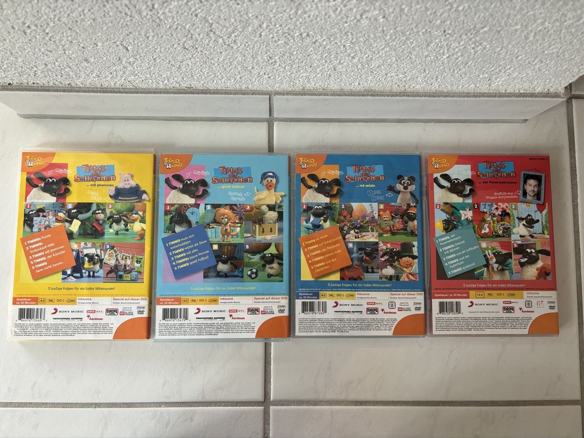 Alle DVDs: 4 DVD Timmy das Schäfchen – Gebraucht aus Uetikon am See von Winnieclaudia 1