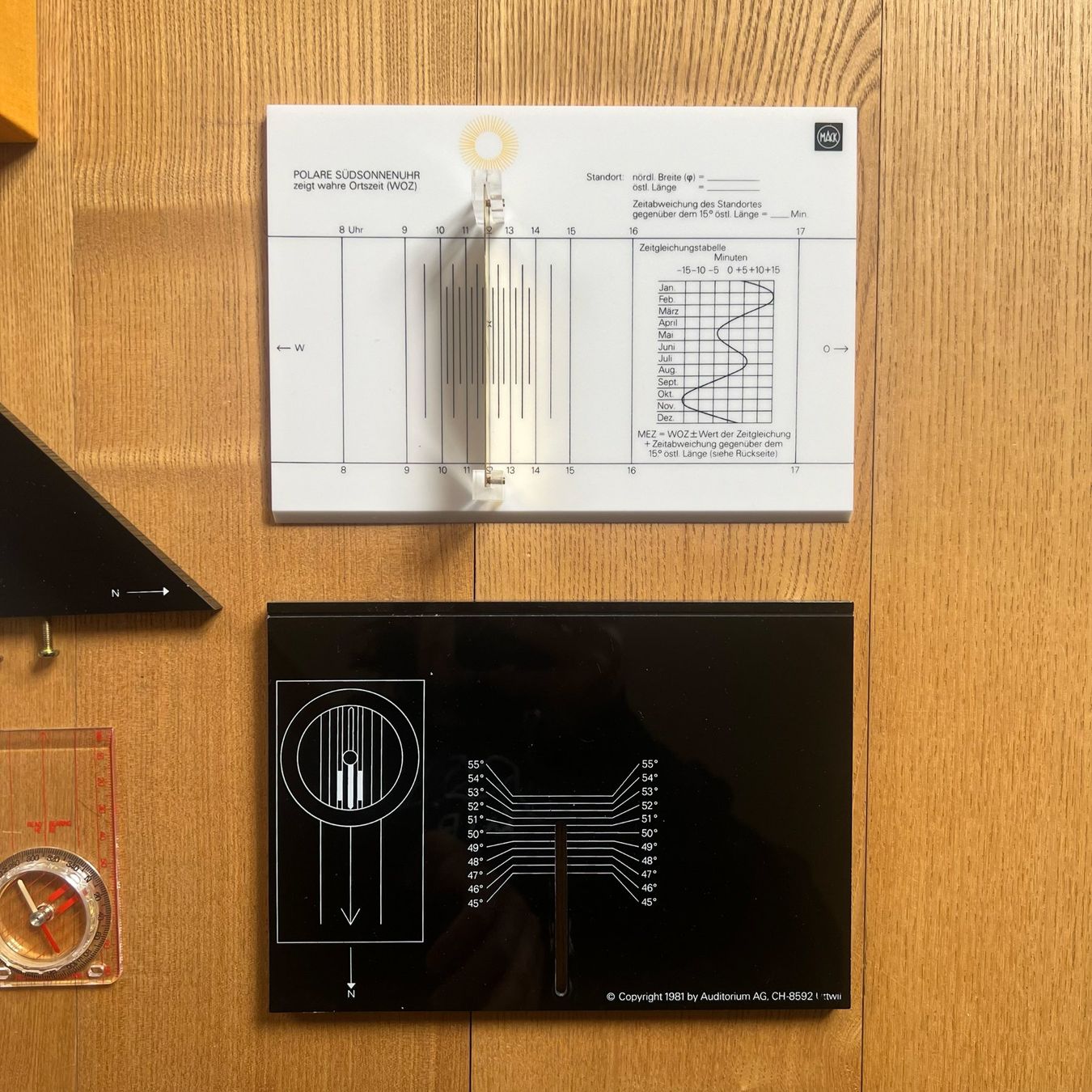 Helios Misurare: HELIOS Delta A Sonnenuhr / Navigationsinstrument Set – Usato da Egg b. Zürich venduto da alsilura 4