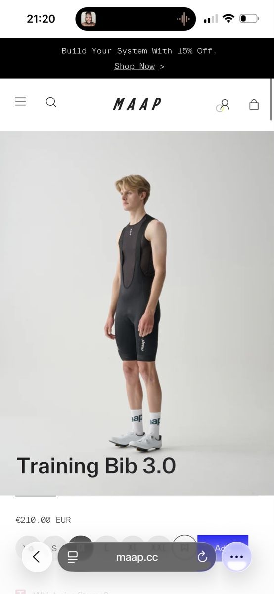 Hosen: MAAP Training Bib 3.0 noir  – Neu und originalverpackt aus Carouge GE von cytoplan