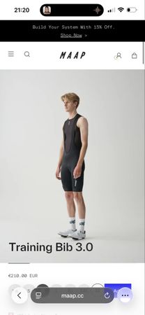 MAAP Training Bib 3.0 noir
