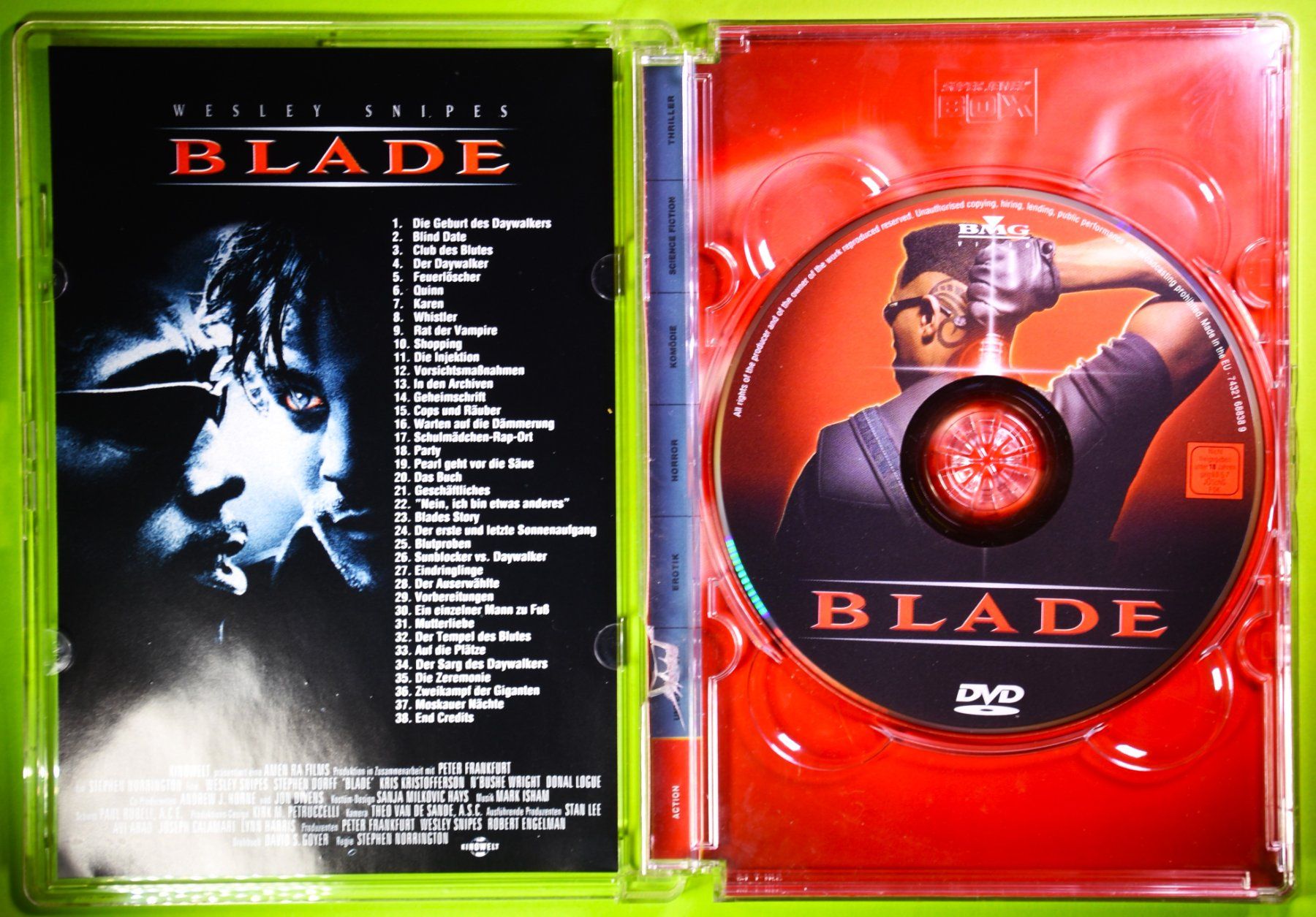 Alle DVDs: BLADE  /  WESLEY SNIPES  /  VAMPIR - KILLER ! – Neu (gemäss Beschreibung) aus Luzern von piro12 3
