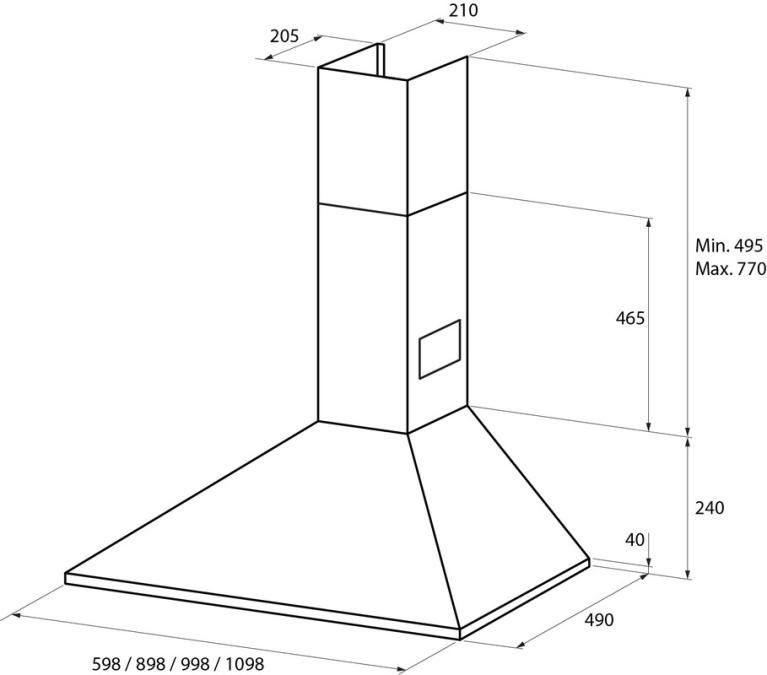 Cappe di aspirazione: Dampfabzug neu 90cm breit – Nuovo e nell'imballaggio originale da Schmiedrued venduto da michelle62 1