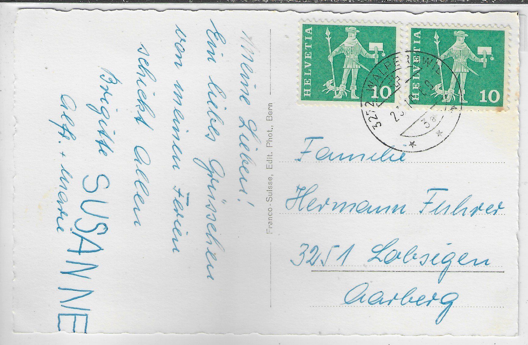 Cartes postales: Walperswil - Handlung – D'occasion à Ettingen par Kartenplanet 1