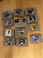 Nintendo 64 Spiele Konvolut verschiedene Titel guter Zustand