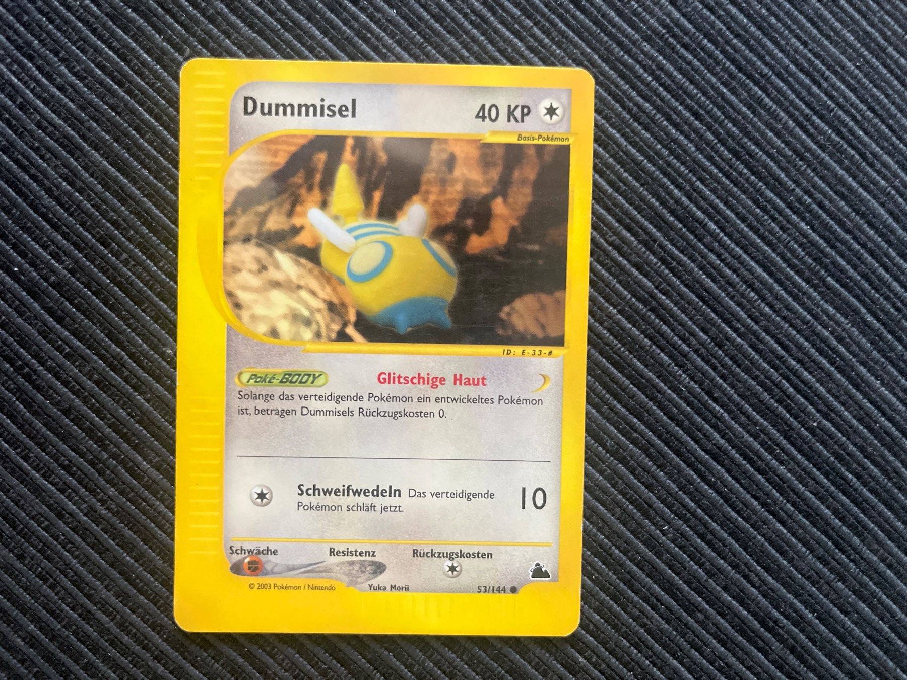 Pokémon Carte collezionabili: Pokemon Dummisel non Holo 53/144 Skyridge – Usato da Wabern venduto da Collectfun