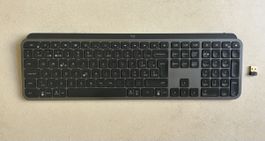Logitech MX Keys QWERTZ + Unifying dongle