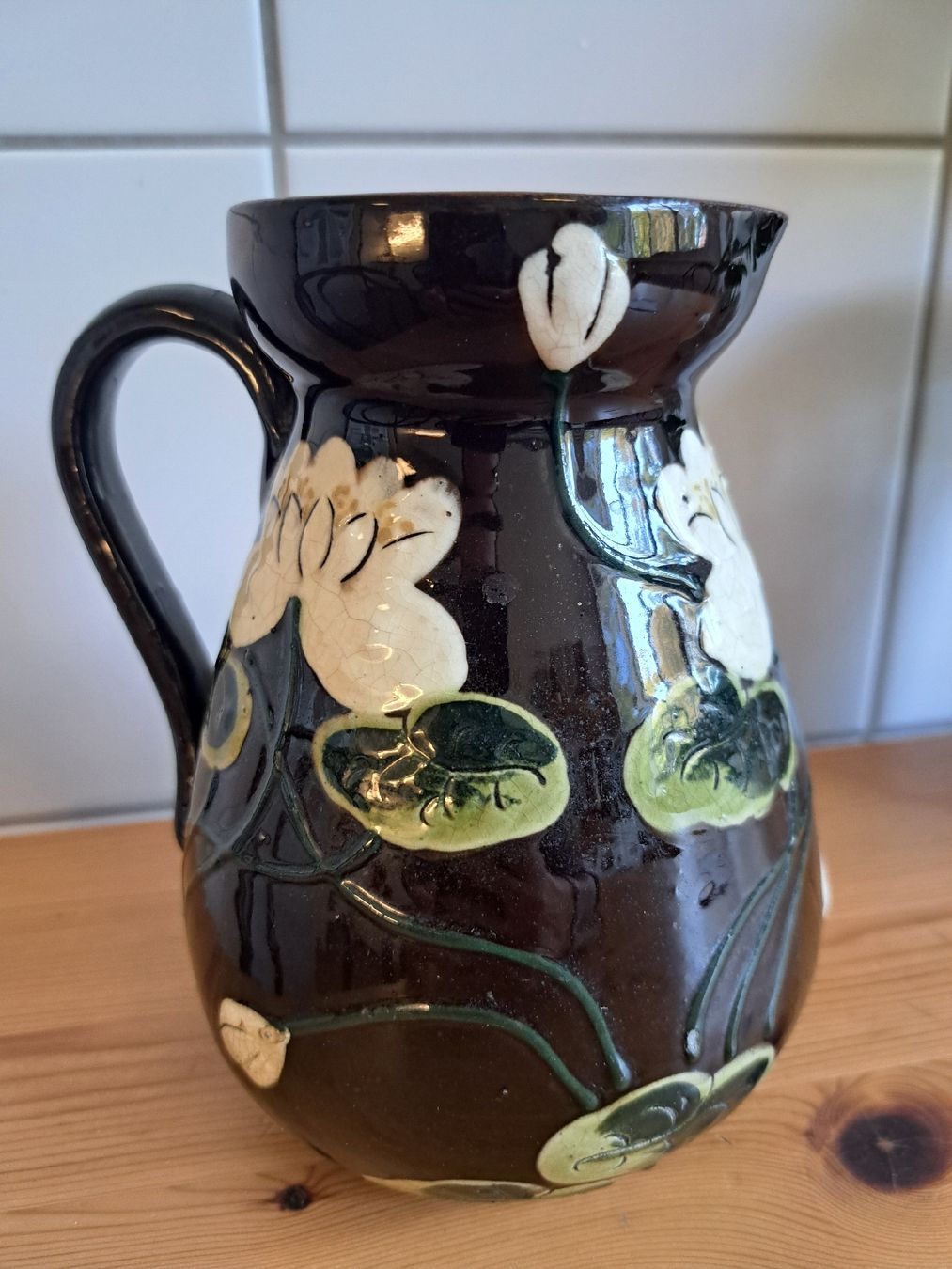Karaffen: pichet 🌸 barbotine 🌿 – Gebraucht aus Meinier von Kmideverlaine 2