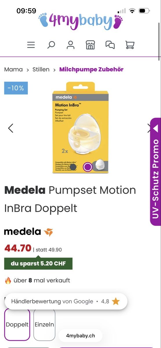 Medela Stillzubehör: Medela Motion InBra Motor  – Gebraucht aus Zuzwil BE von carlaschneider 1