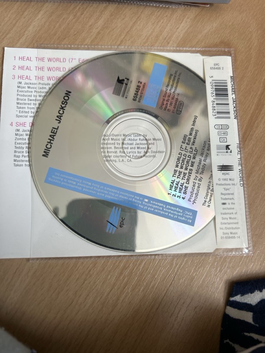 CDs: Michael Jackson Heal the World Maxi CD Single – Gebraucht aus Herbetswil von rotekatze84 1