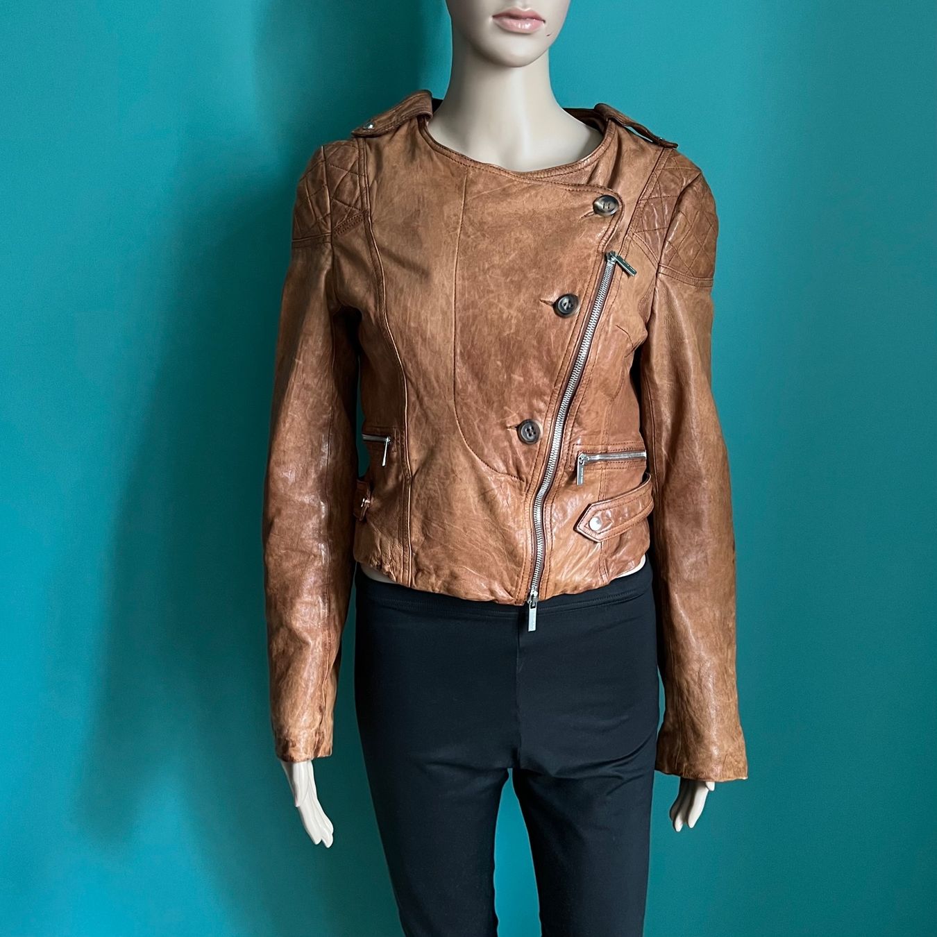 Karen Millen Giacche: KAREN MILLEN Lederjacke 🤎 – Usato da Zürich venduto da ClosetQueen 1