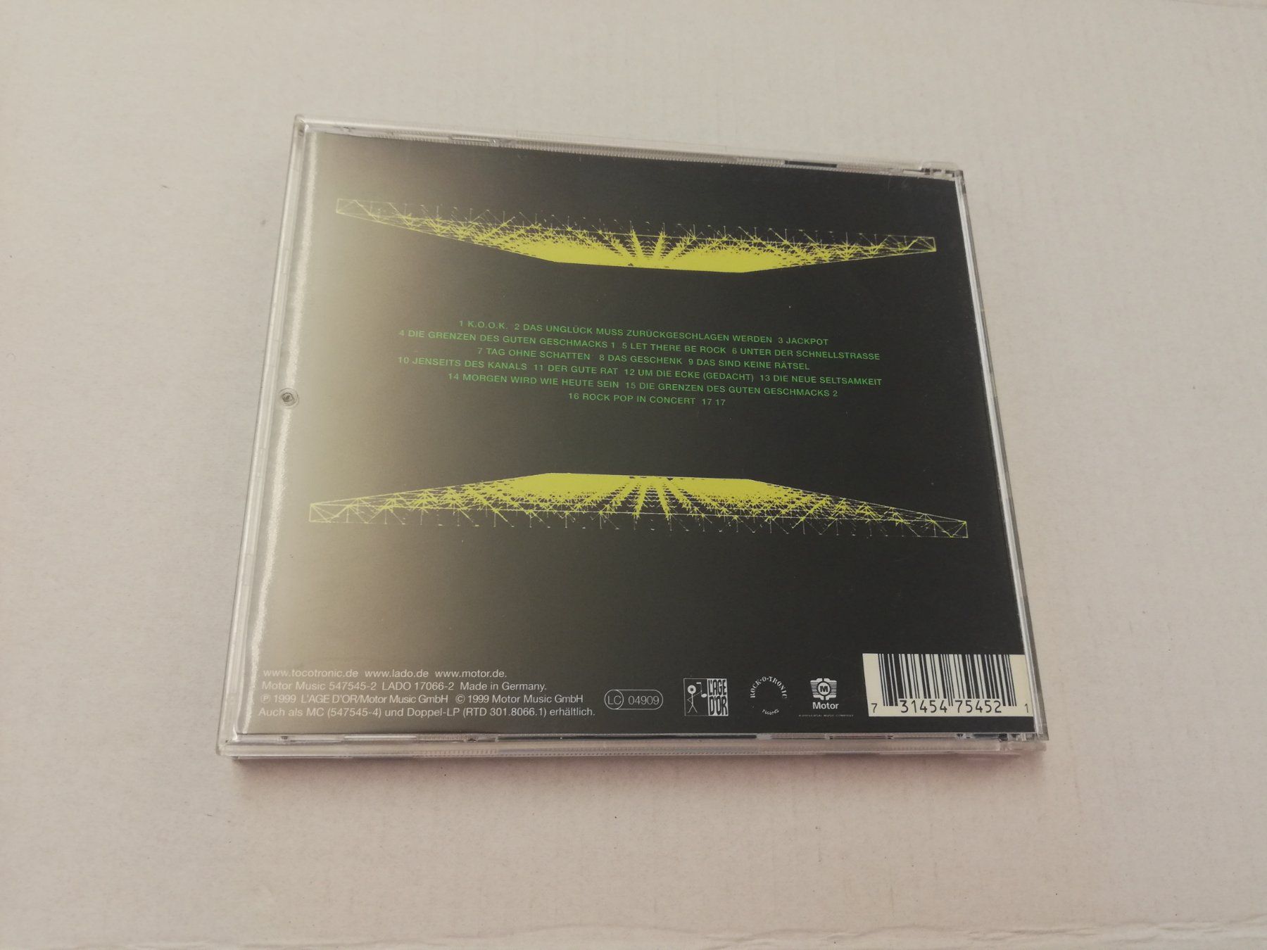 CD: TOCOTRONIC - K.O.O.K. – Usato da Bern venduto da Vinylsound.ch 1