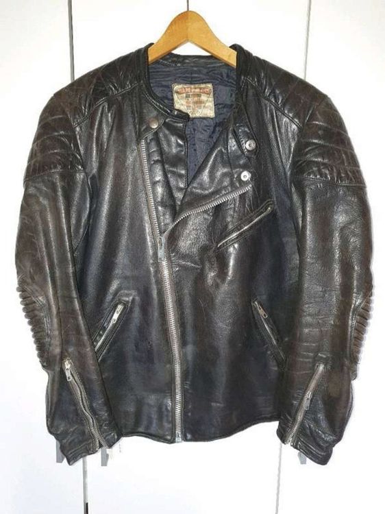 antike-motorrad-lederjacke-herrn-1968-gebraucht-in-azmoos-f-r-chf