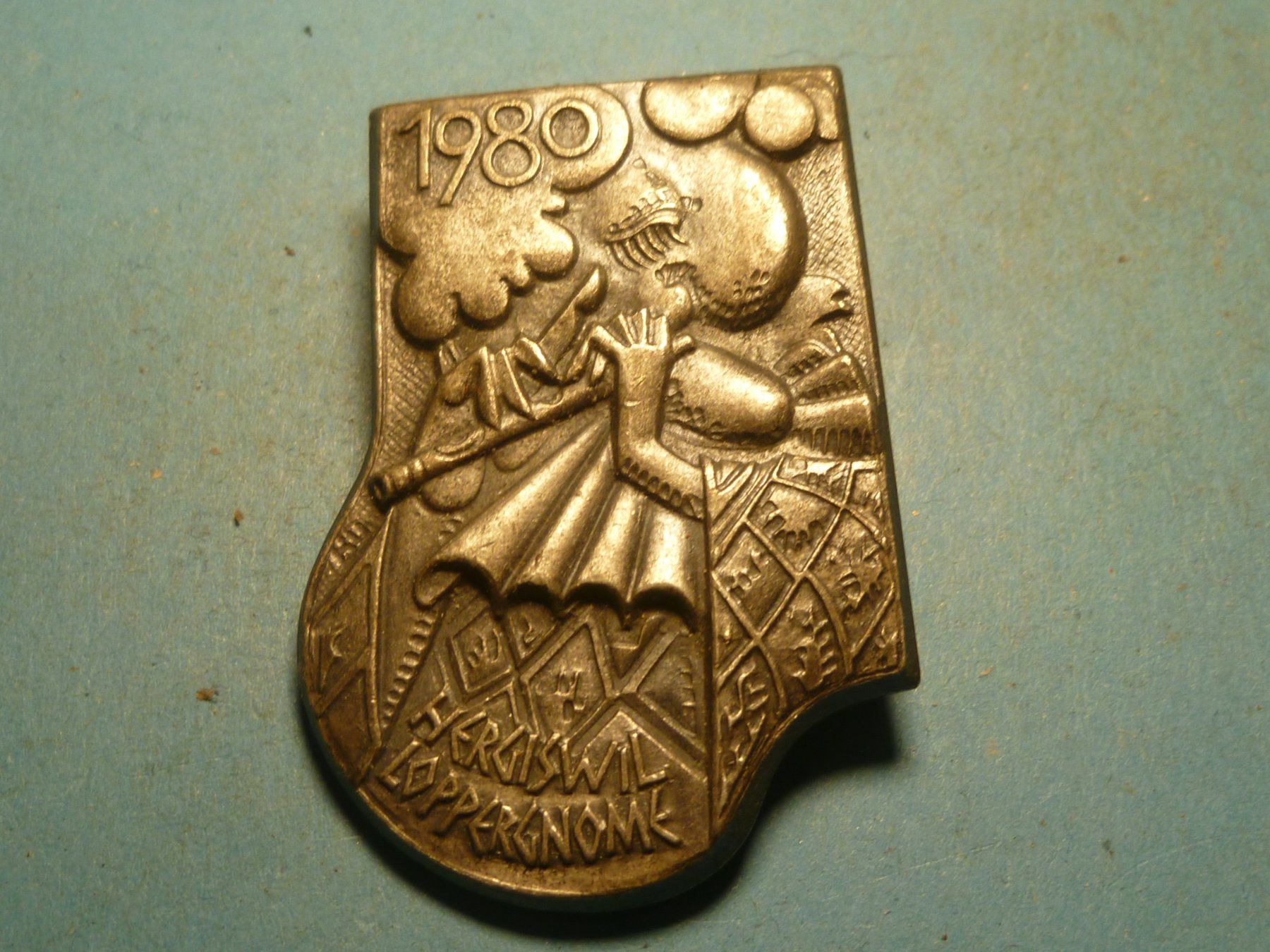 Plaketten & Abzeichen: HERGISWIL 1980 SILBER – Gebraucht aus Ried (Muotathal) von Mandarin02