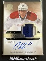 Raphael Diaz NHL The Cup Rookie Patch Auto Card /249