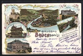 Litho Baden, Restaurant Berna, Grand Hot
