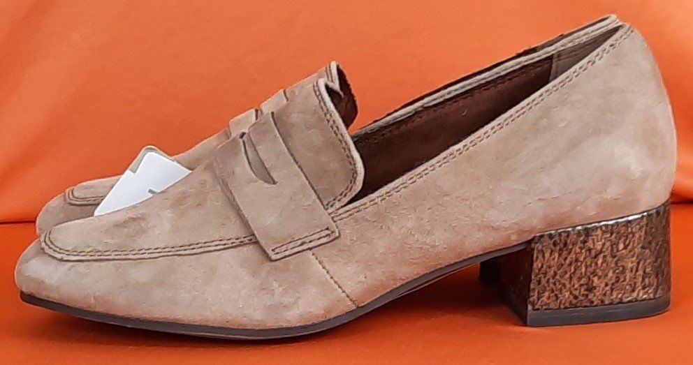 Tamaris Scarpe da donna: TAMARIS Echt Leder Halbschuhe Beige Gr.38 – Nuovo (secondo la descrizione) da Seuzach venduto da VT-Collections2 6