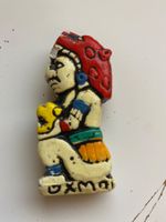 Magnet - Maya Uxmal Vintage Mexique Souvenir Peint à la Main