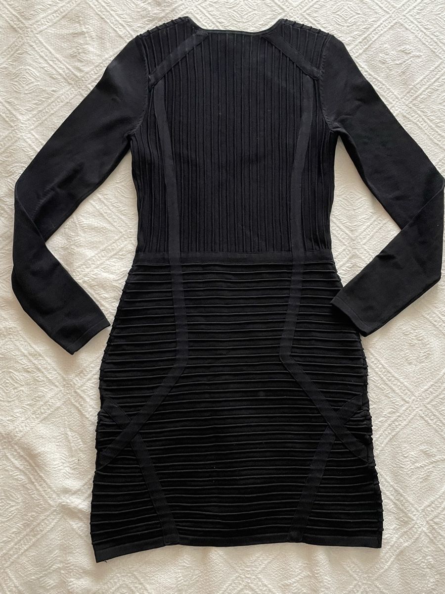 Mango Vestiti: Schwarzes Strickkleid v. Mango / Gr. S/XS – Usato da Basel venduto da Mrs_Bee 1