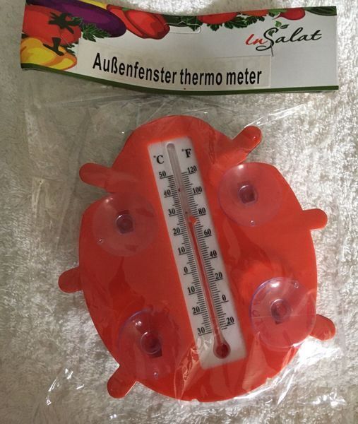 Altro per la casa: Tier Thermometer Käfer Kinder Fenster Marienkäfer Saugnapf – Nuovo e nell'imballaggio originale da Buchs SG venduto da Billikatze5 1
