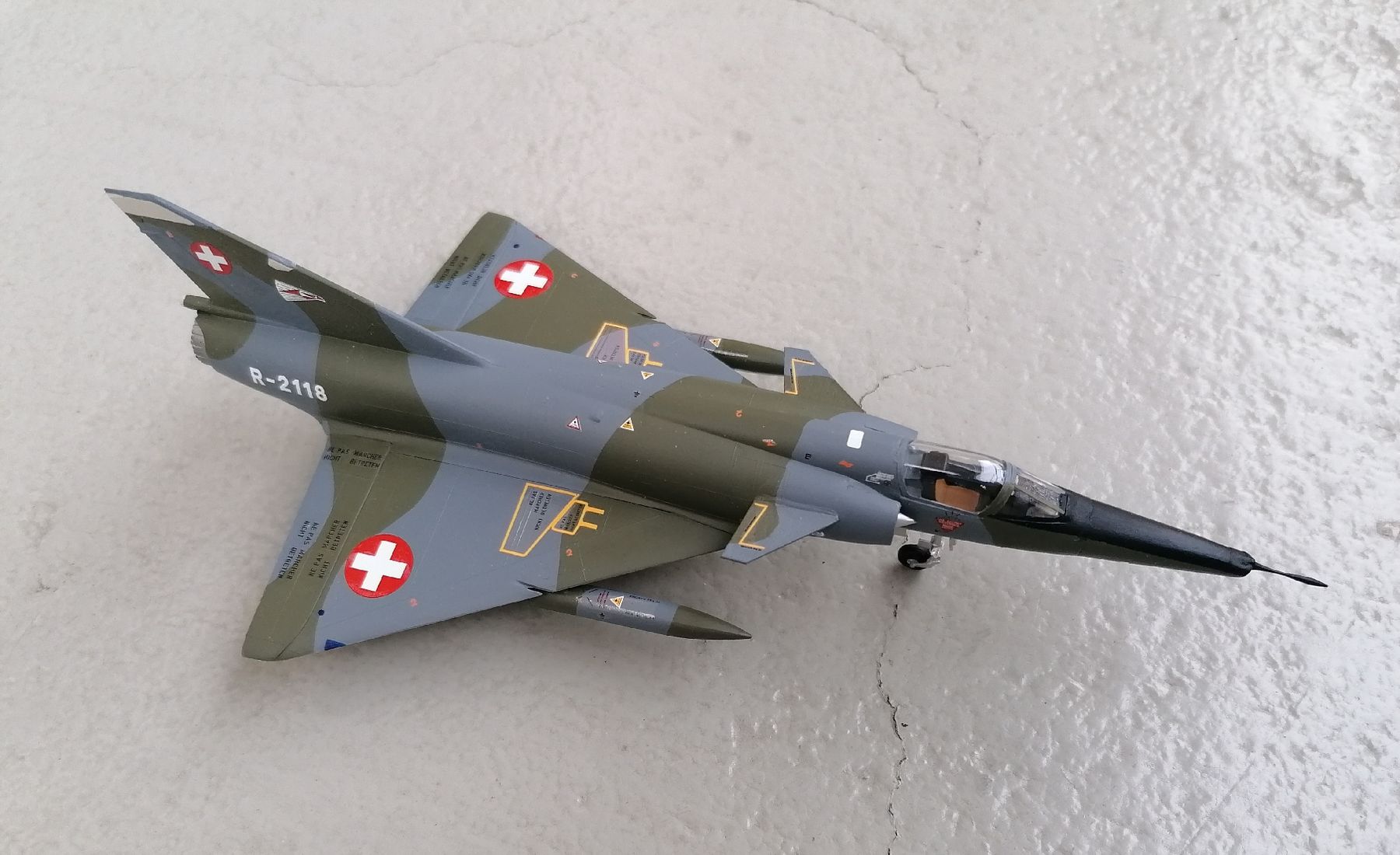 Schweizer Armee Kit di modellismo & Modellini statici: Mirage lllRS  Mata - hari – Nuovo e nell'imballaggio originale da Brunnen venduto da pepone08 3