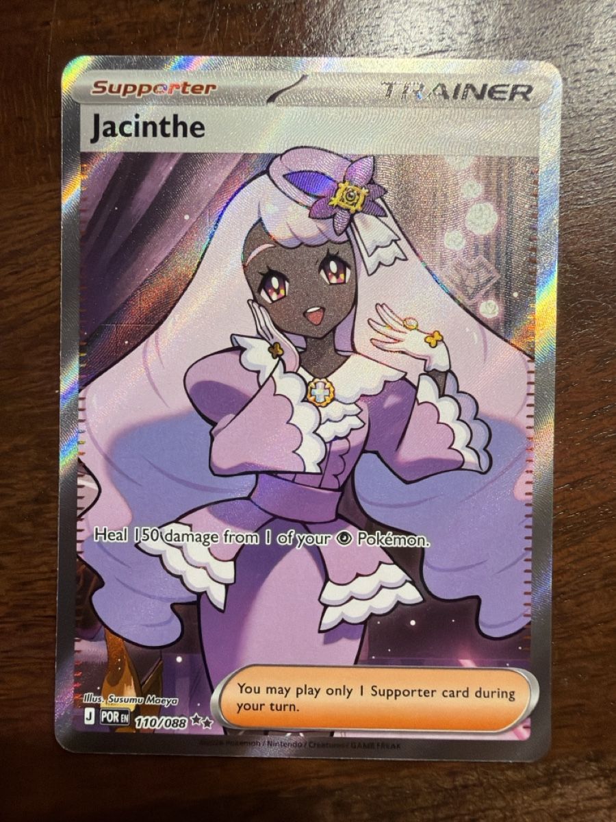 Pokémon Carte collezionabili: Jacinthe (POR 110) – Nuovo (secondo la descrizione) da Emmenbrücke venduto da Pack_Ripper