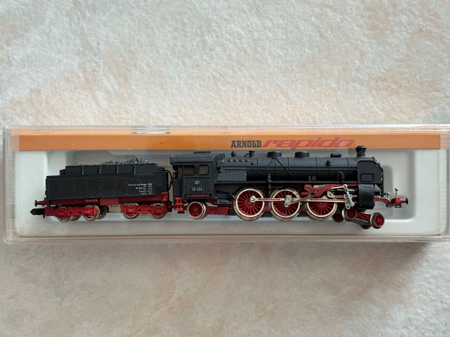 Arnold Modellini di ferrovie: Arnold 0254/2540 Dampflok DB – Usato da Hauterive NE venduto da eriamch 2