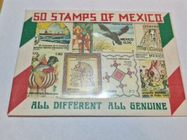 Briefmarken Konvolut Mexiko Japan Israel gebraucht