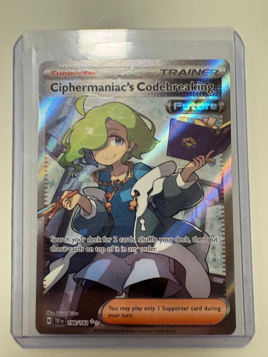 Pokémon Carte collezionabili: Ciphermaniac's Codebreaking | Ultra Rare | TEF 198/162 | EN – Usato da Spreitenbach venduto da Snacky96