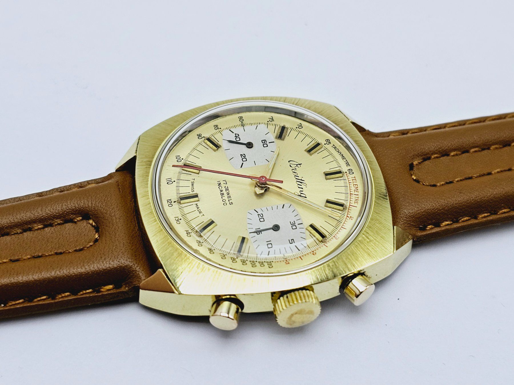 Breitling Uhren: BREITLING VALJOUX 7733 Chronograph Herrenuhr Top Zustand! – Gebraucht aus Bassersdorf von  2