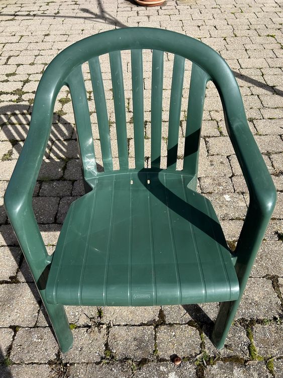 Gartenstuhl grün Plastik Kaufen auf Ricardo