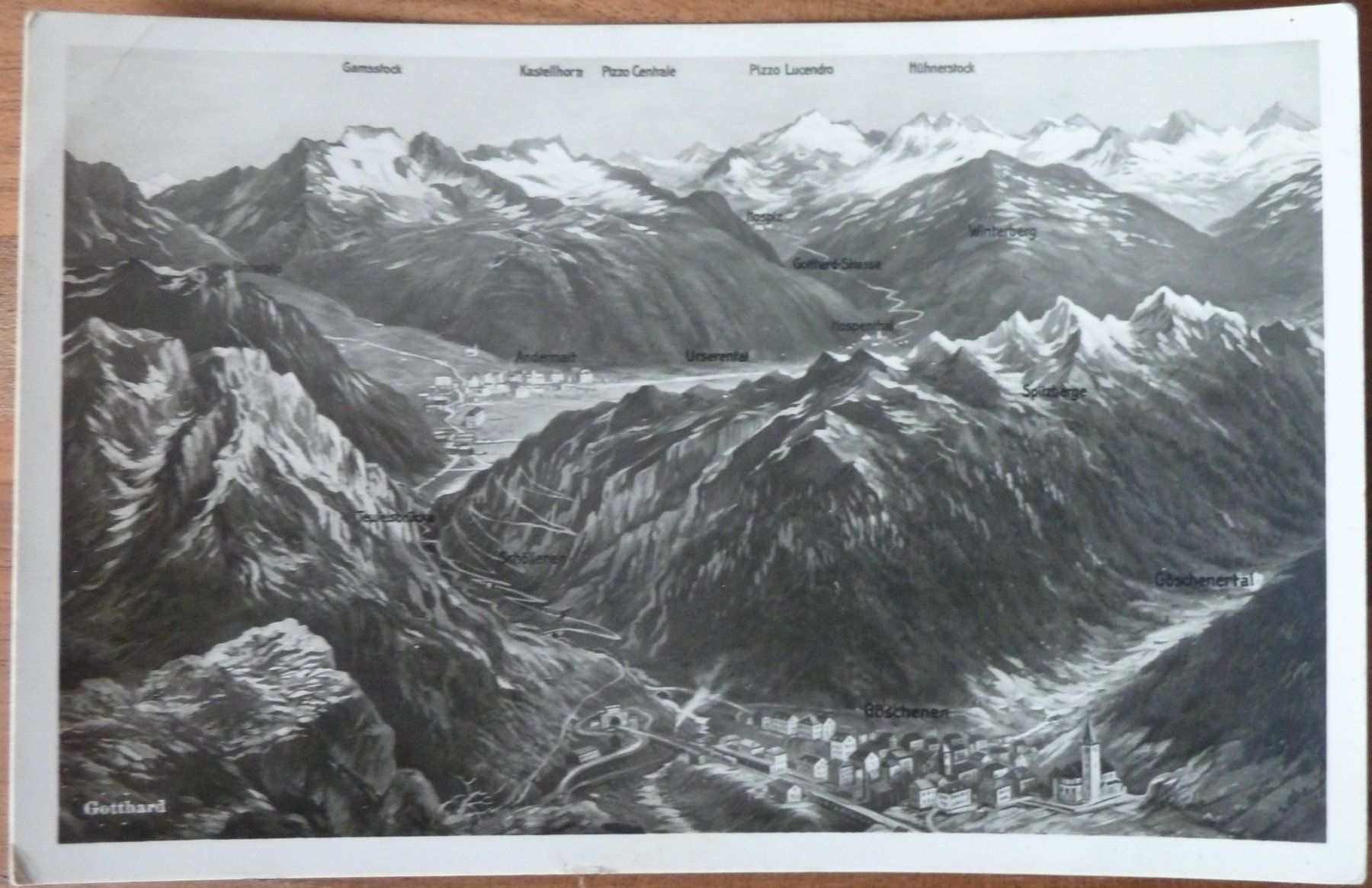 Cartoline postali: Ansichtskarte Gotthard – Usato da Kreuzlingen venduto da maj_bj2y