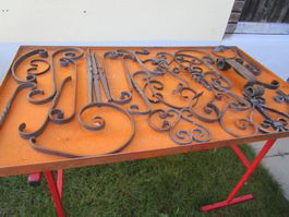 Schmiedeeisen Zierelemente Set Eisen gebraucht