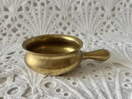 Vintage Messing Aschenbecher Mit Griff