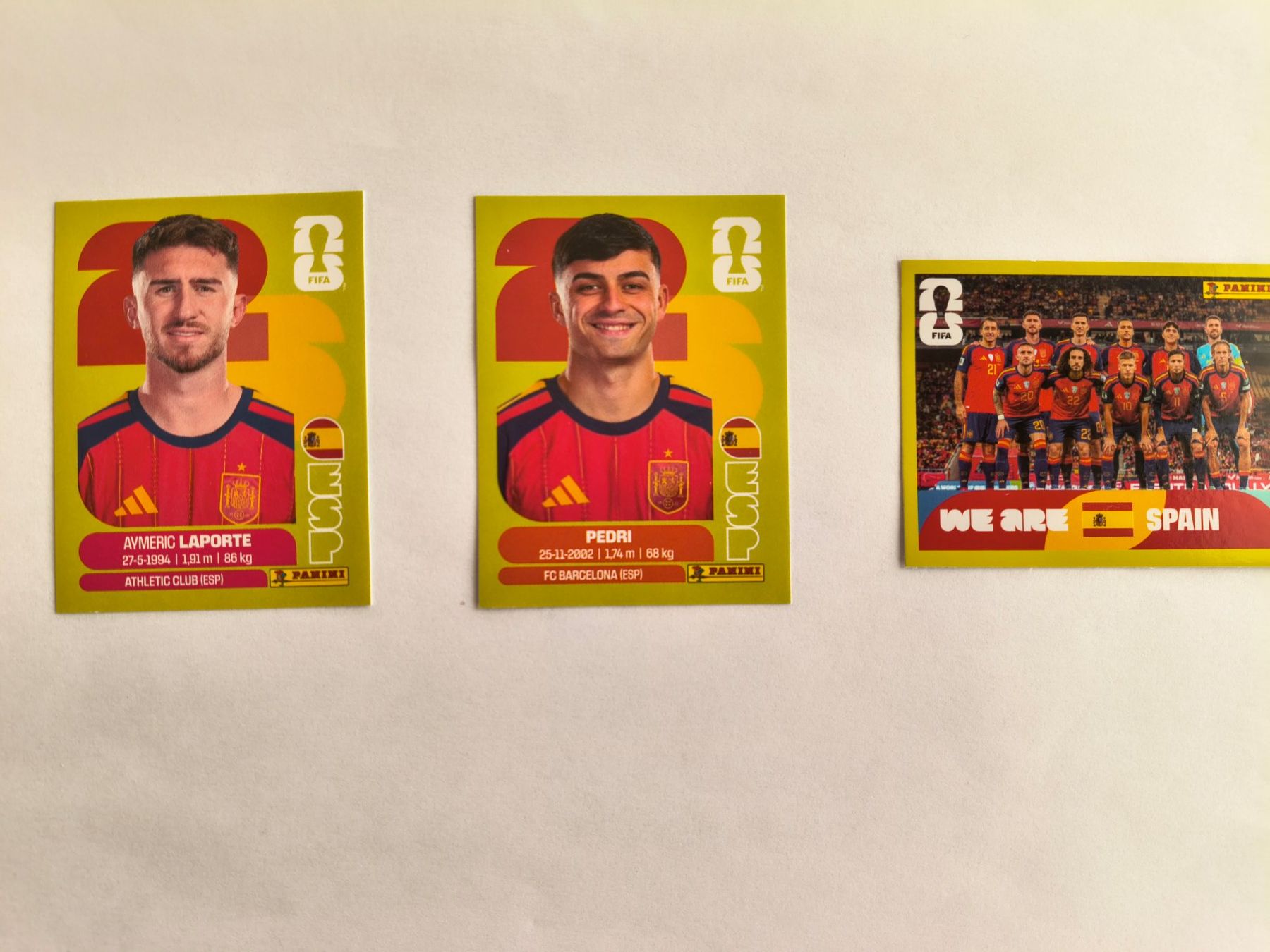 Panini Carte collezionabili: W Cup 2026 Espagne N°4, 11, 13 – Nuovo (secondo la descrizione) da Fontainemelon venduto da cathare67