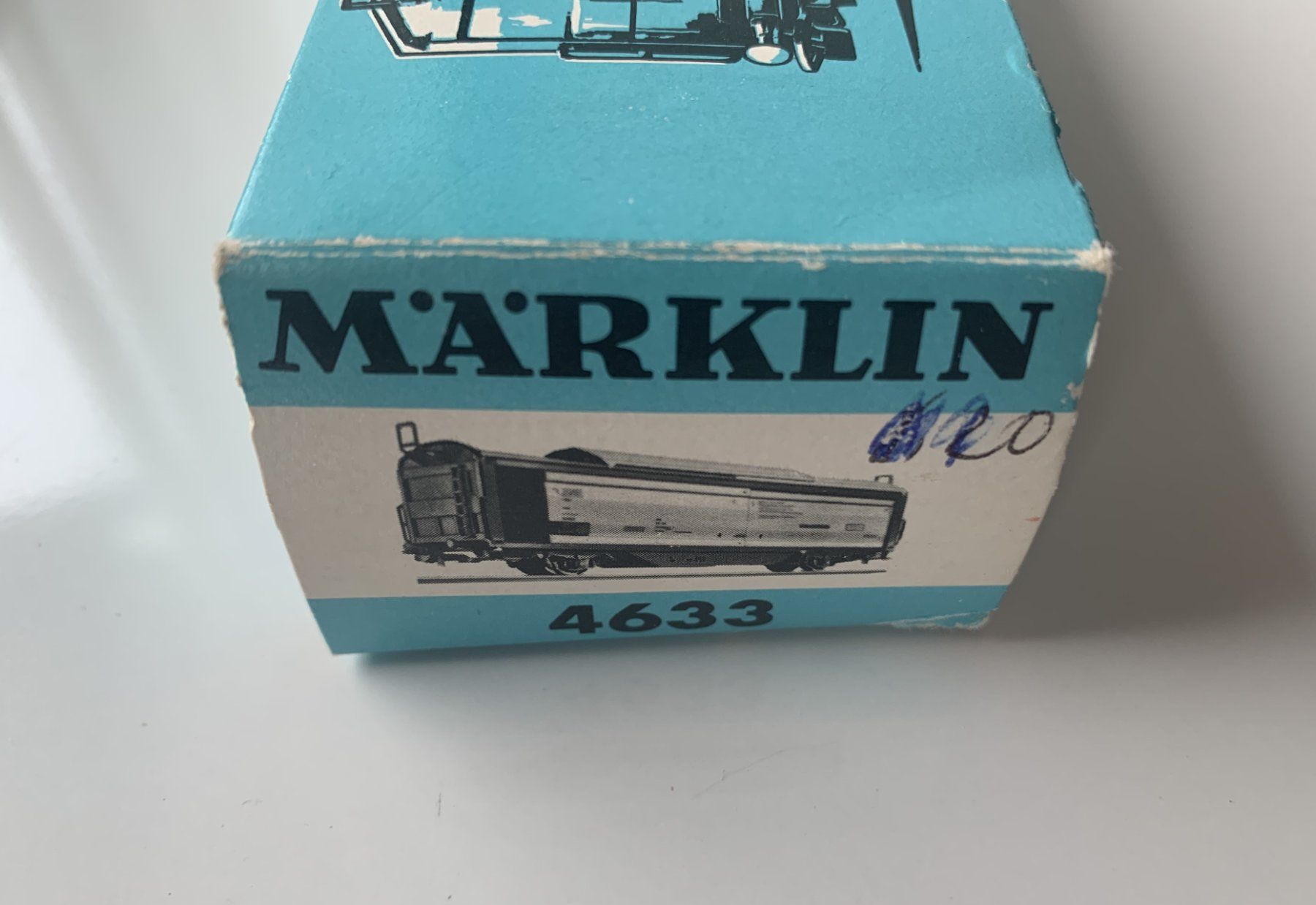 Märklin Modellini di ferrovie: Märklin H0 4633 Schiebewand-Güterwagen DB – Usato da Volketswil venduto da zwitsch33 4