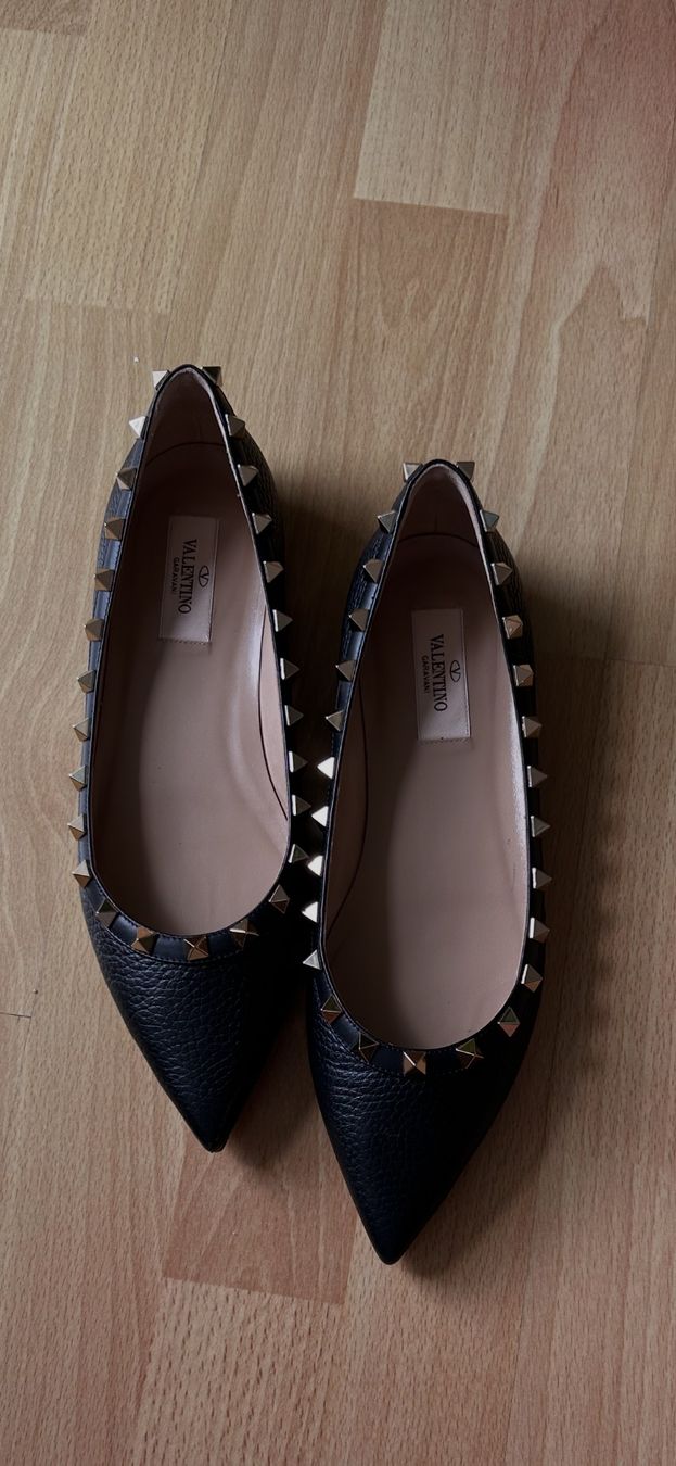 Scarpe da donna: Valentino Garavani Rockstud Ballerinas   38 – Usato da Zürich venduto da wil_g8st 8