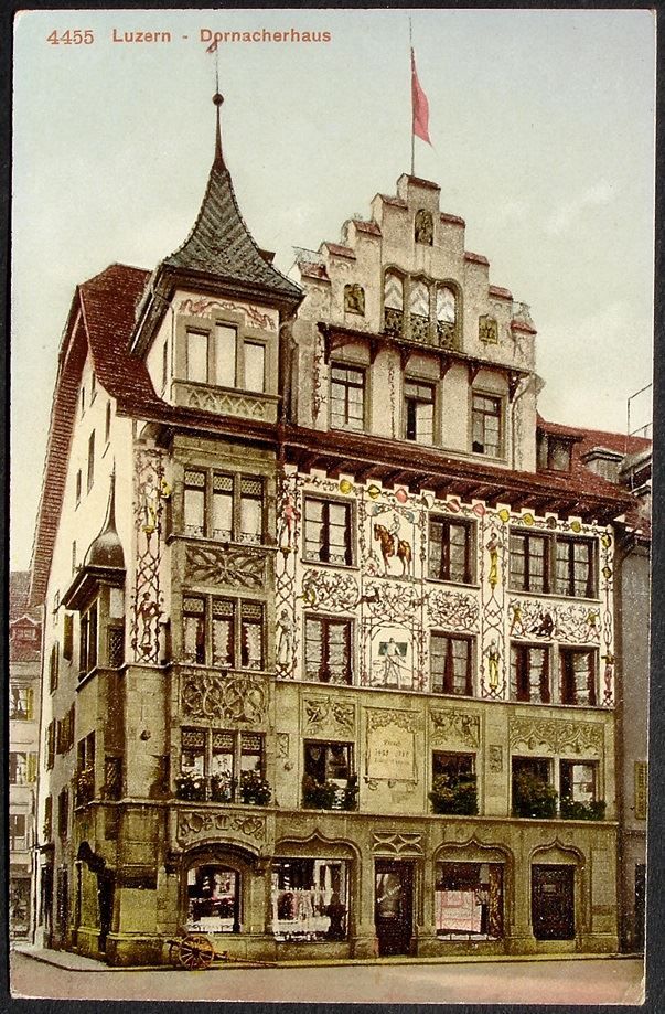 Cartoline postali: LUZERN Dornacherhaus – Nuovo (secondo la descrizione) da Jona venduto da philajona