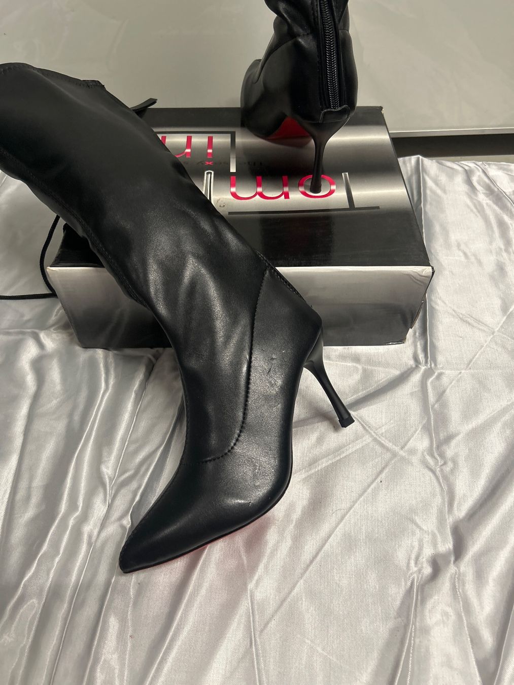 Scarpe da donna: Sexy Schwarze Stiefel Neu Gr 35 – Nuovo e nell'imballaggio originale da Regensdorf venduto da Spyke55 3