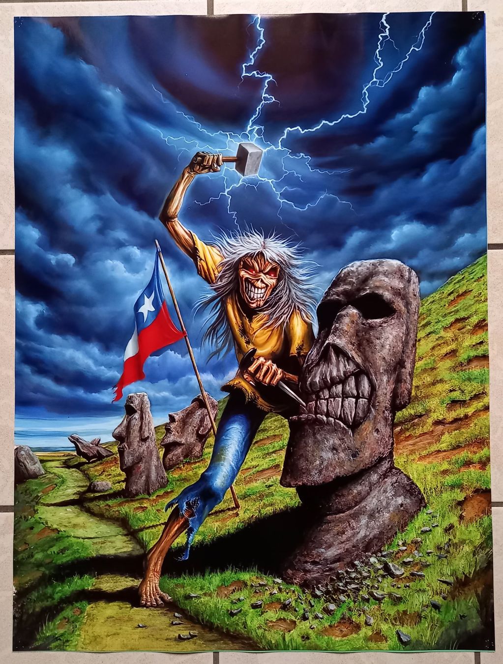 Poster & Bilder: 5 Iron Maiden "Eddie" Poster – Gebraucht aus Reinach AG von cosmiceddie 2