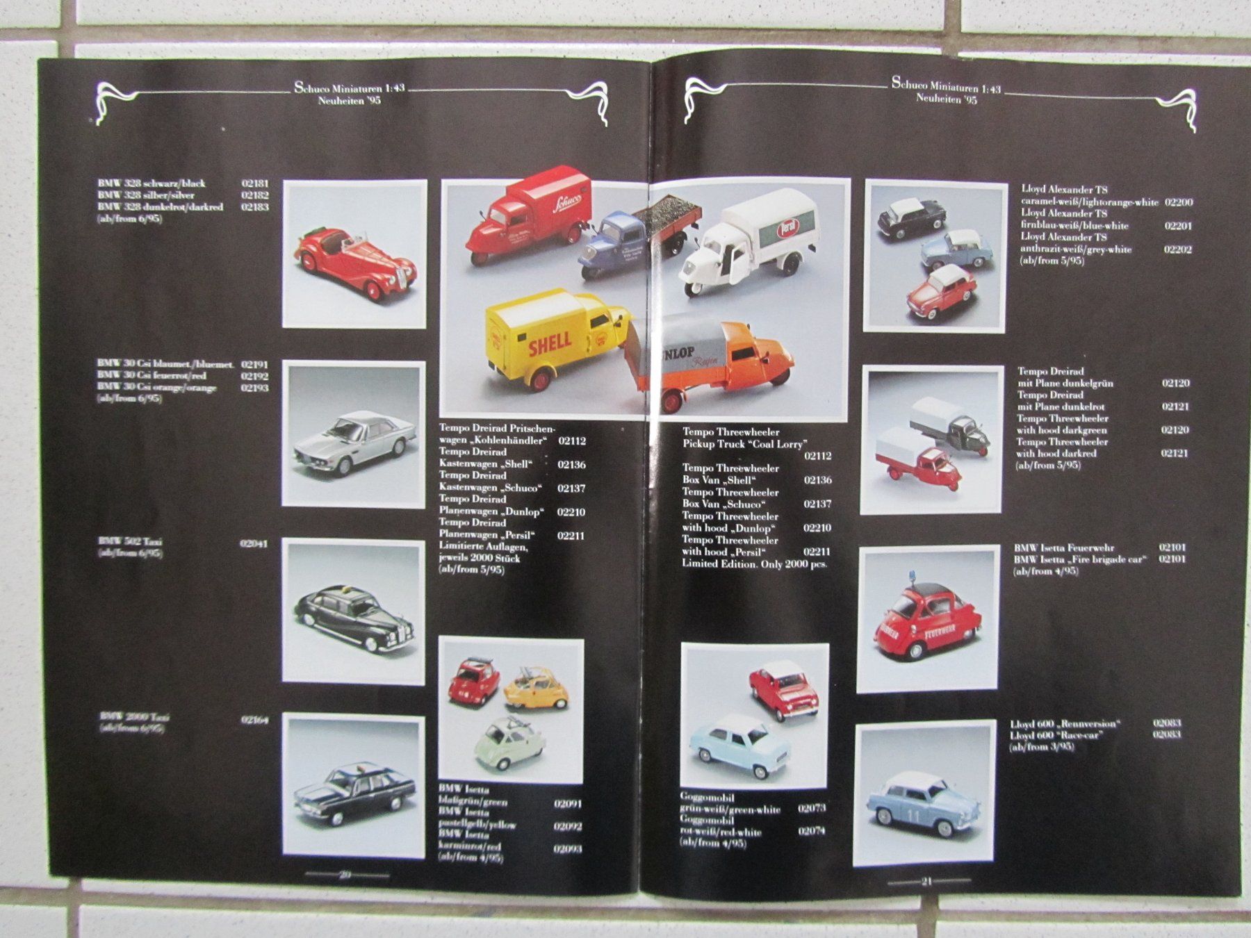 Schuco Modellautos: Schuco, Modellauto-Katalog von 1995 – Gebraucht aus Weiningen ZH von dietsch57 5