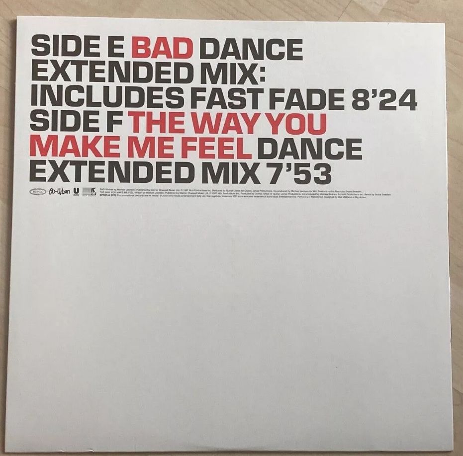 Schallplatten: Michael Jackson Twelves - Limited Edition Promo Set – Gebraucht aus Oberglatt ZH von Incredibles 3