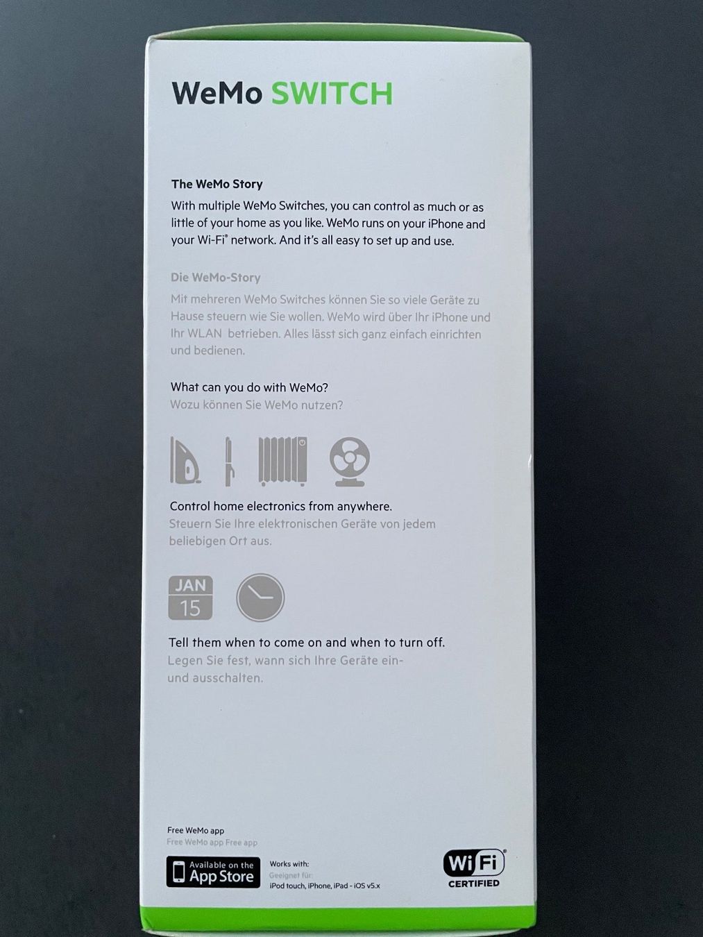 Sistema di controllo: Belkin WeMo SWITCH Smart Home Remote NEU – Nuovo e nell'imballaggio originale da zürich venduto da swiss013 2