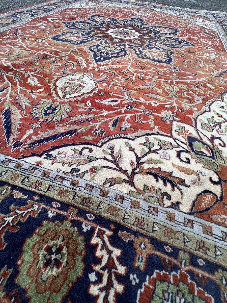 Teppiche: Perser Teppich,Rot/Blau,handgeknüpft,Orient Teppich – Gebraucht aus St.Gallen von Djamschidi 4