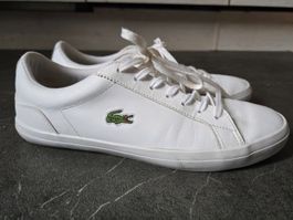Lacoste Lerond Schuhe, Gr. 42, Weiss, Sommer-Sneakers!