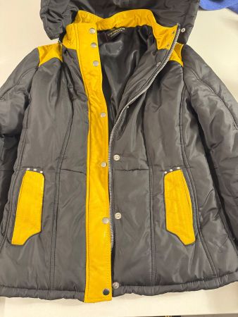 Trendige Lederjacke Damen Winterjacke Grösse 40 trendzone